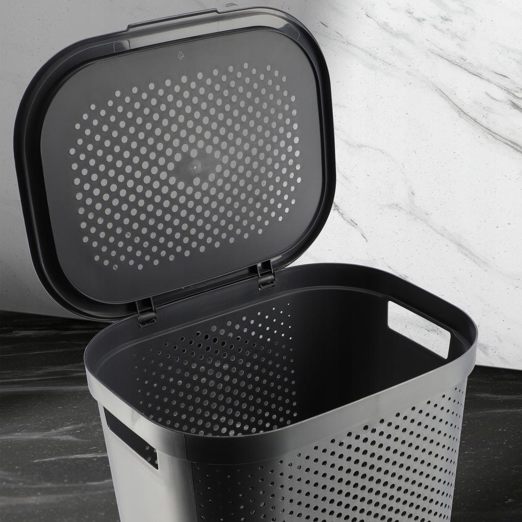 CURVER Laundry Basket 60 L Dark Grey