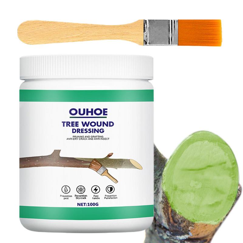 משחת הרכבה לעצים משחה לריפוי פצעי עצים חומר איטום לחיתוכי גיזום סוכן ריפוי פצעים לבונסאי ציפוי לחיתוכי מסור צמחים משחה לריפוי גיזומים