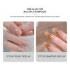 Professional Salon-Grade Nail Extension Glue Nail Art Solid Glue Adhesive In Tube for Press-On Nails Acrylic & Tips