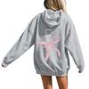 Women's Long Sleeve Letter Print Hoodie Sweatshirt Casual Pullover