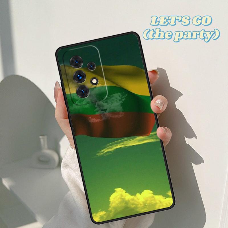 Lithuania Flag Lithuanian Phone Case For Samsung Galaxy A42 A31 A40 A51 A71 A32 A80 A91 A52 A72 A20e A21S A50 A70 A11 A12 Cover