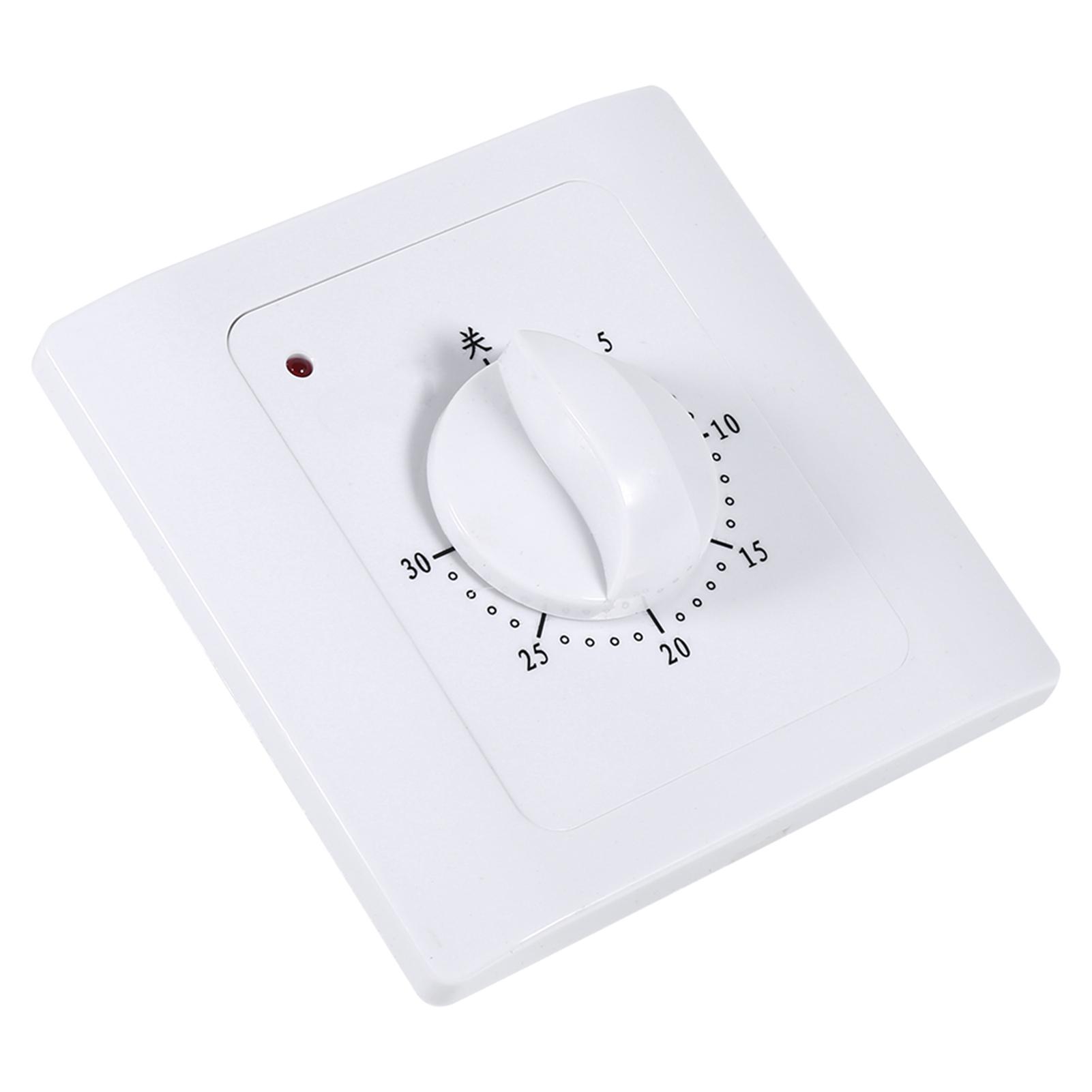 

1Pc AC 220V 10A 30Min Electric Time Countdown Digital Time Plug Timer Switch Control Socket белый