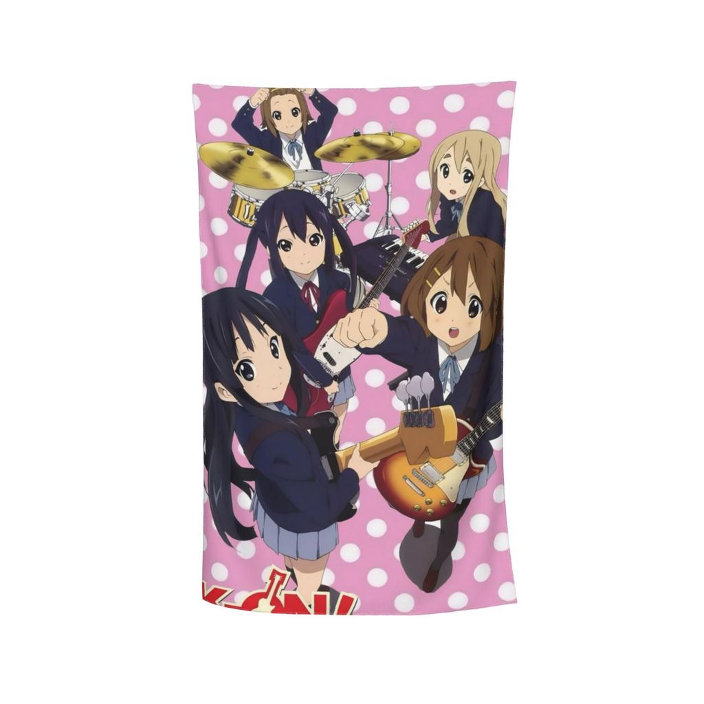 1pc K-ON! Anime Beach Towel Quick Dry Sand Free Soft Microfiber Bath Towel for Kawaii Girls Swimming Pool Travel Vacation