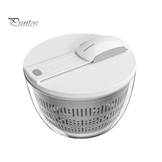 Home Kitchen Vegetable Spinner Salad Spinner, Detachable Bowl And Mesh Basket Design, Manual Transparent Basin for Washing Hand-Centrifugal