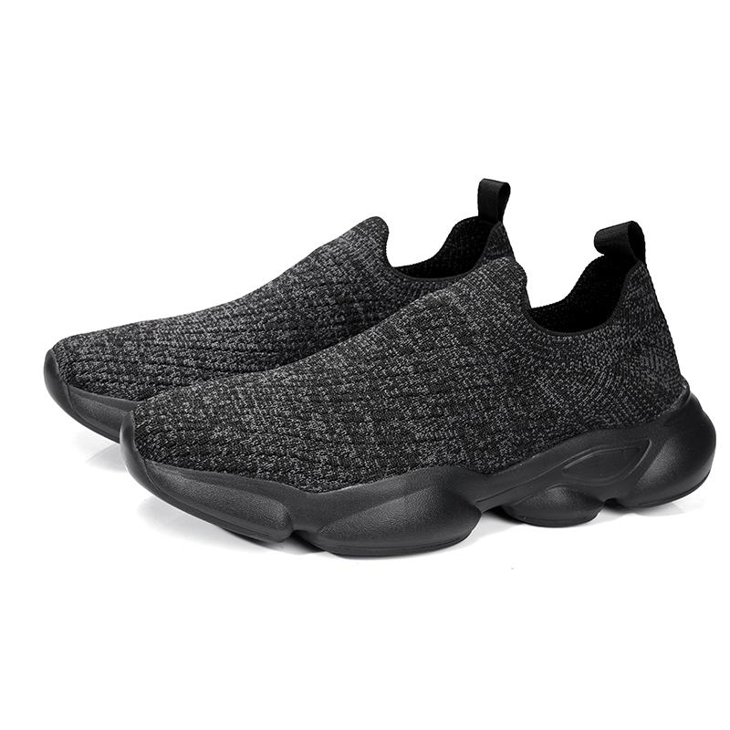 Fashion lightweight flying woven sports shoes for men low top breathable student youth fashion shoes for men running shoes