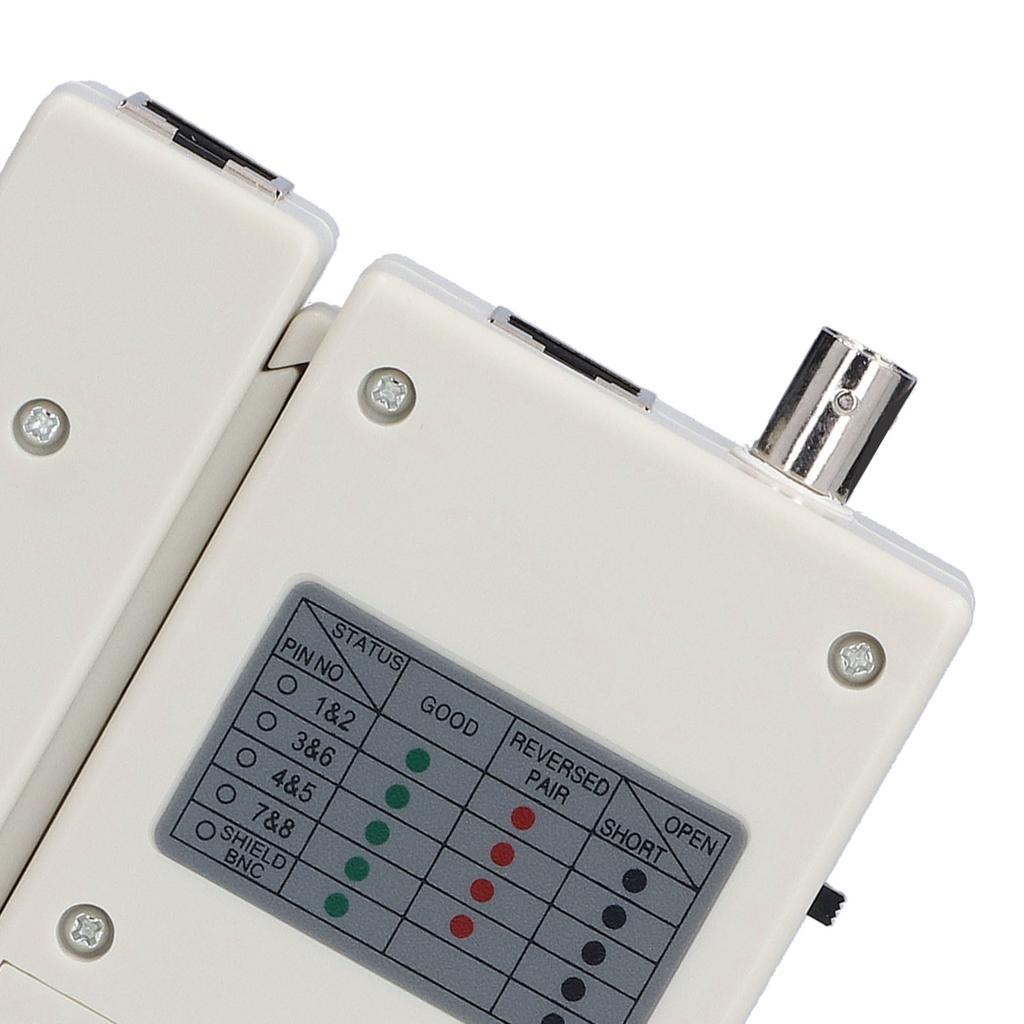 248 Cable Tester Automatic Scanning RJ45 RJ12 RJ11 Network Wires Detector Tracker DC 9V