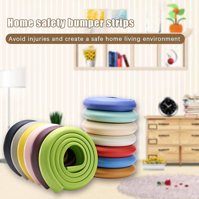 2M Super Thick Baby Safety Furniture Table Protection Edge Corner Table Cover Protection Tape Foam Corner Bumper Protection
