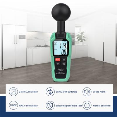Mastfuyi EMF mètre testeur de champ électromagnétique test de rayonnement électromagnétique de haute précision