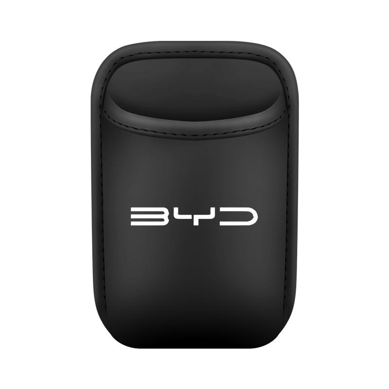 1pc Leather Car Cup Holder Storage Rack Multi Functional Storage Box Beverage Rack For Byd Atto 3 Song Han EV Tang Yuan Qin DM