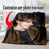 Personalizza Foto Foto Personalizzate Coperta Coperta Personalizzabile Accogliente Coperta Resistente Comfort Versatile per Soggiorno Letto per Riposo Divano Quattro Stagioni Multiuso