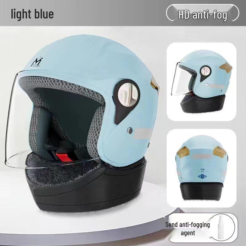 Women's Lightweight Winter Helmet for Electric Scooters - Anti-fog, Windproof, and Warm for Men and Women