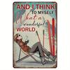 Vintage Metal Sign Wall Art Decor Tin Plate Painting 20x30cm