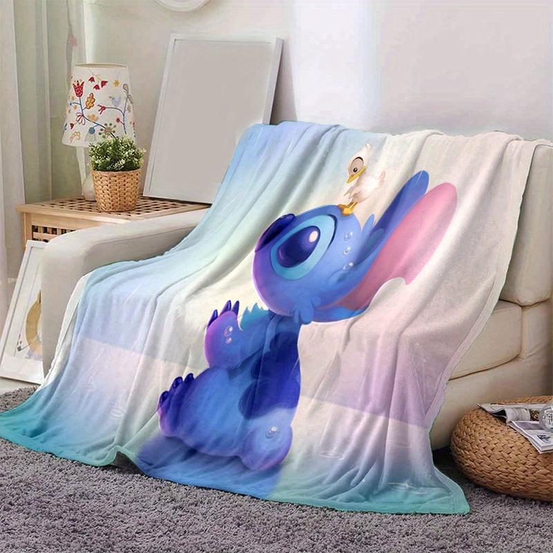 

1pc Cute Stitch and Duck Design Blanket, Perfect for Home, Office, Outdoor Use, and Gift Ideas (80x120 cm) 130x150cm