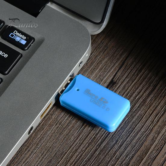 Mini Portable USB 2.0 TF Micro SD Memory Card Reader for PC Laptop Computer