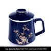 TLAKEHO Ceramic Tea Infuser Mug with Lid