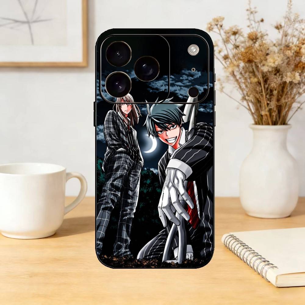 TOUGEN ANKI S-Shiki Ichinose Phone Case Silicone black Soft For IPhone 17,16,15,14,13,12,11,SE,Plus Pro Max