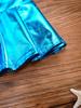 Womens Metallic Shiny Pleated Miniskirt Low Rise Skirt Nightclub Dance Performance Costume