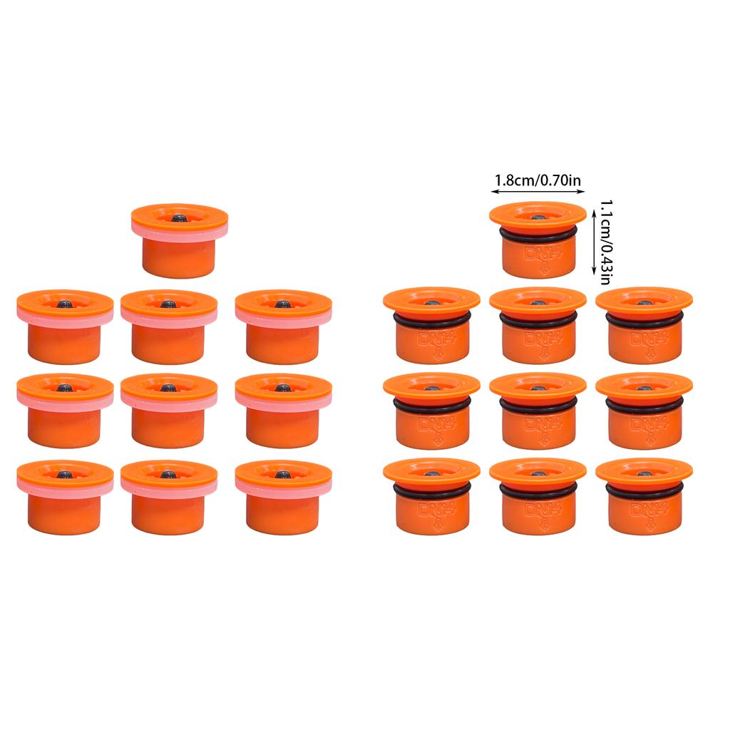 Adjustment Flow Restrictors Shower Flow Adapters Shower Water Flow Regulator Set Shower Flow Reducer Limiter Set 10pcs