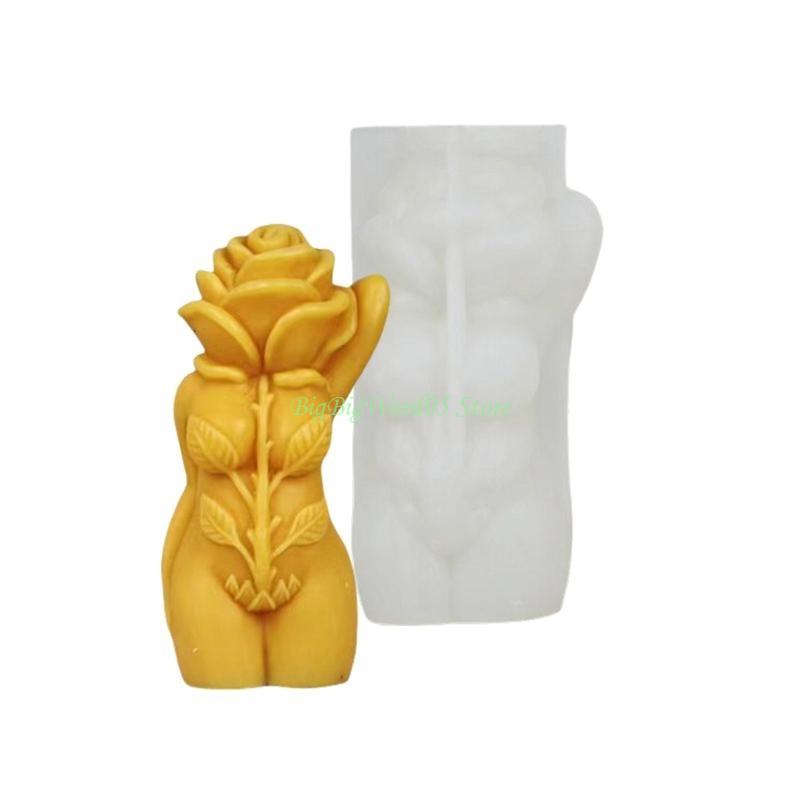 24TE Human Body Molds Silicone Molds Castings Molds Rose Mushroom Body Plaster Molds Making Molds