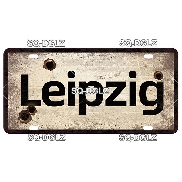 [SQ-DGLZ] Vintage Berlin City 15x30cm Plate War Tin Sign Store Bar Wall Decoration Metal Sign Home Decor Painting Plaques Poster