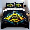 Yellow "Gamer Zone" sign. Bedding sets Duvet cover sets Duvet covers Pillowcases(1 * Duvet Cover 2 * Pillowcases without duvet insert)