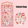 NEW Cute 3D Embossed Stickers Ice Cream Turtle Strawberry Apple Material for Phone DIY Scrapbooking Journaling Craft Supplies