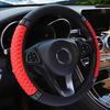 Universal 37-38cm PU Leather Bling Car Steering Wheel Cover Rhinestone Steering-Wheel Covers Auto Interior Decor