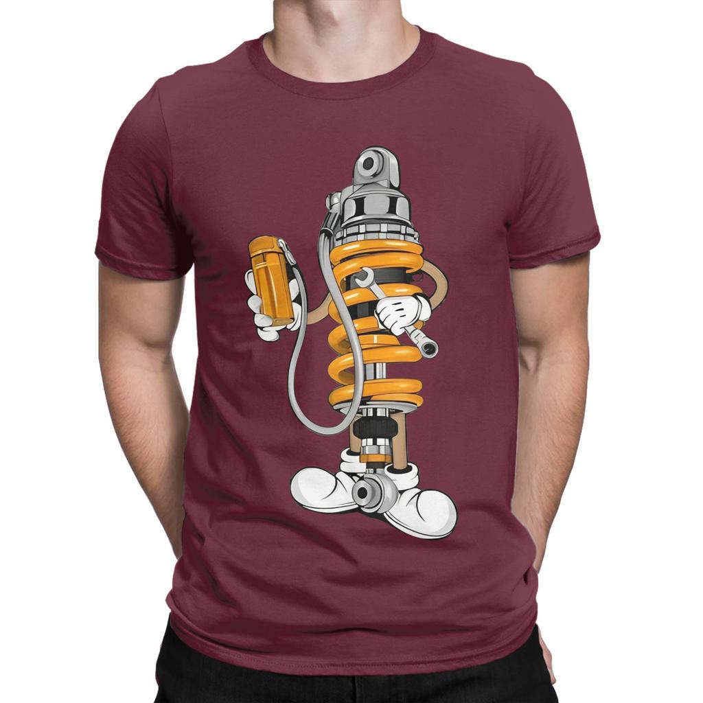 Ohlins Motorcycle 3 T Shirts Mens  100 Cotton Vintage TShirt Round Collar  Tee Shirt Short Sleeve Clothing Original
