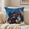 M-Mecha Anime Gurren Lagann Cushion Cover Pillowcase Anti-Dustmite Living Room Sofa Decor Cushion Room