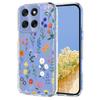 Für Motorola Moto G86 5G Hülle Schmetterling Blumenmuster Druck TPU Handy Rückseite