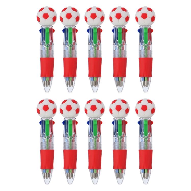 Ballpoint Pen for School Students, 4 Colors in One Retractable Rainbow Pen Multicolor Ballpoint Pen for Class Office