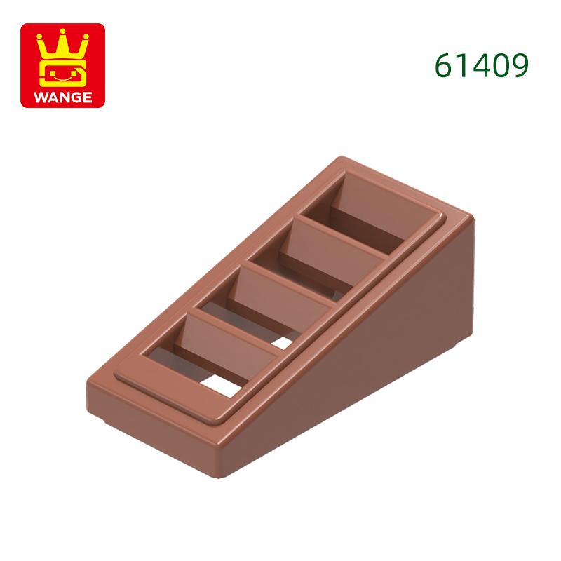 Non-Toxic 331Pcs/Lot 61409 Slope 18 2X1X2/3 With 4 Slots Block Moc Color Accessories Compatible With Brick Diy Children Toy Assembly