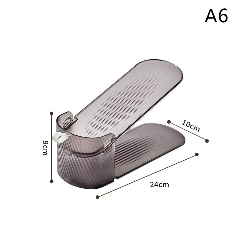 1Pcs Integrated Shoe Support Shoe Cabinet Storage Rack Shoe Storage Rack Space-saving Removable Double-layer Adjustable Rack