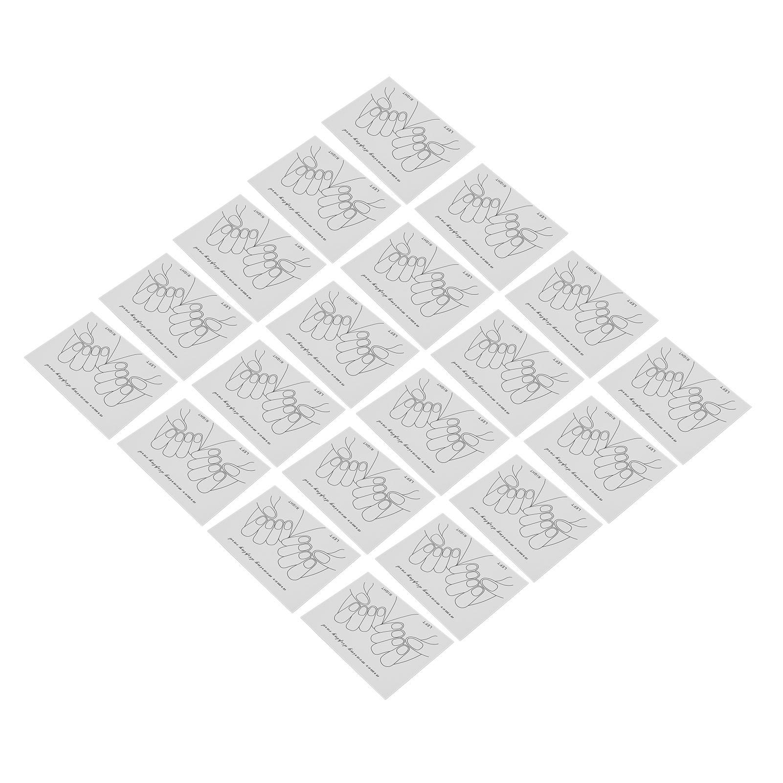 

20 шт. Карточки для демонстрации дизайна ногтей, Готовые накладные ногти, Инструмент для фото, для DIY дизайна, для начинающих и профессионалов