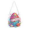 Acryl Sonderform Blumenfee 5D DIY Diamantmalerei Punkte Anhänger Strass Diamantkunst Anhänger für Garten Fensterdeko