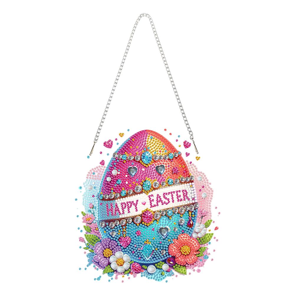 Acryl Sonderform Blumenfee 5D DIY Diamantmalerei Punkte Anhänger Strass Diamantkunst Anhänger für Garten Fensterdeko