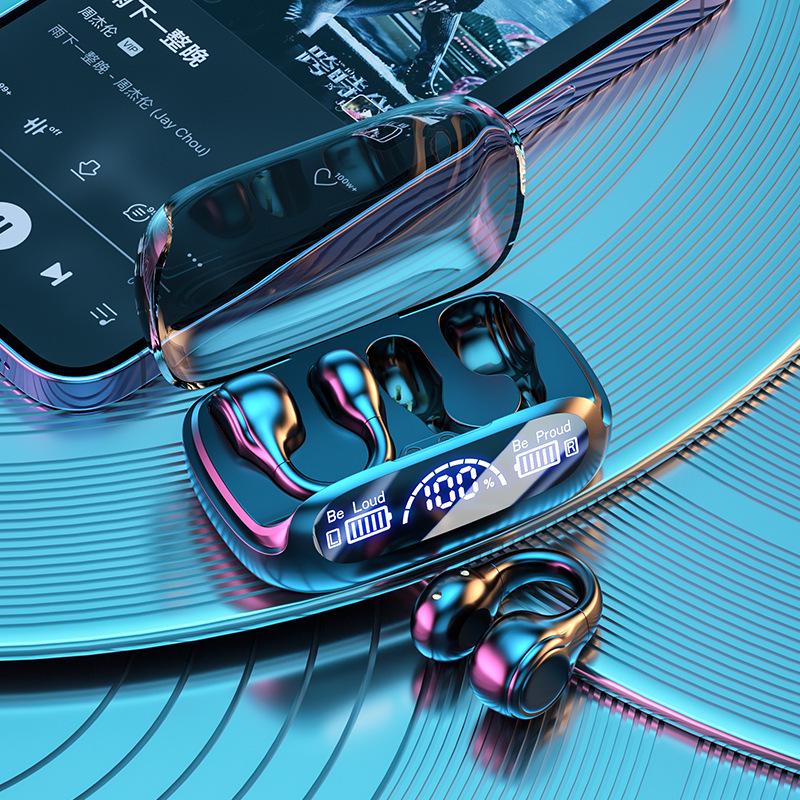 

Беспроводные Bluetooth 5.3 наушники-клипсы для трансграничной торговли с цифровым дисплеем, шумоподавлением и увеличенным временем работы в режиме ожидания