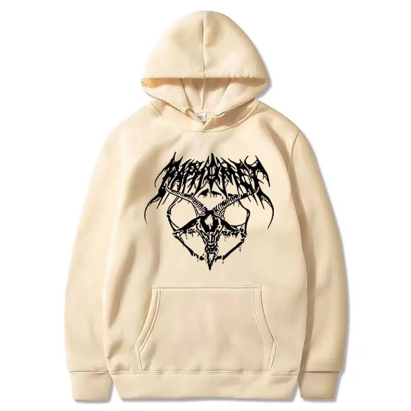 Fashion Sport Hoodie for Men Y2K Style Sweatshirt Winter Loose Fleece Pullover Jogging Top Punk Hoodies Outdoor Long Sleeves Top