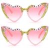 2pcs Pink Birthday Glasses Cute Heart Shape Birthday Girl Birthday Girl Decorations Dazzling Birthday Sunglasses for Birthday