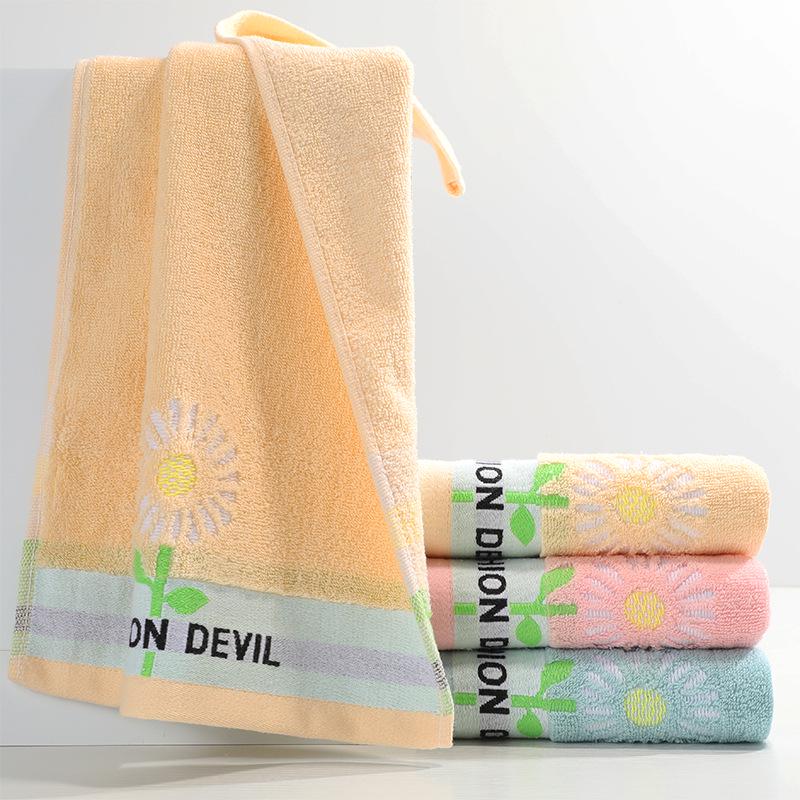 

Гаоян Толстое Мягкое Водопоглощающее Полотенце из Чистого Хлопка, Однотонное, Взрослая Салфетка для Лица 35*75 cm