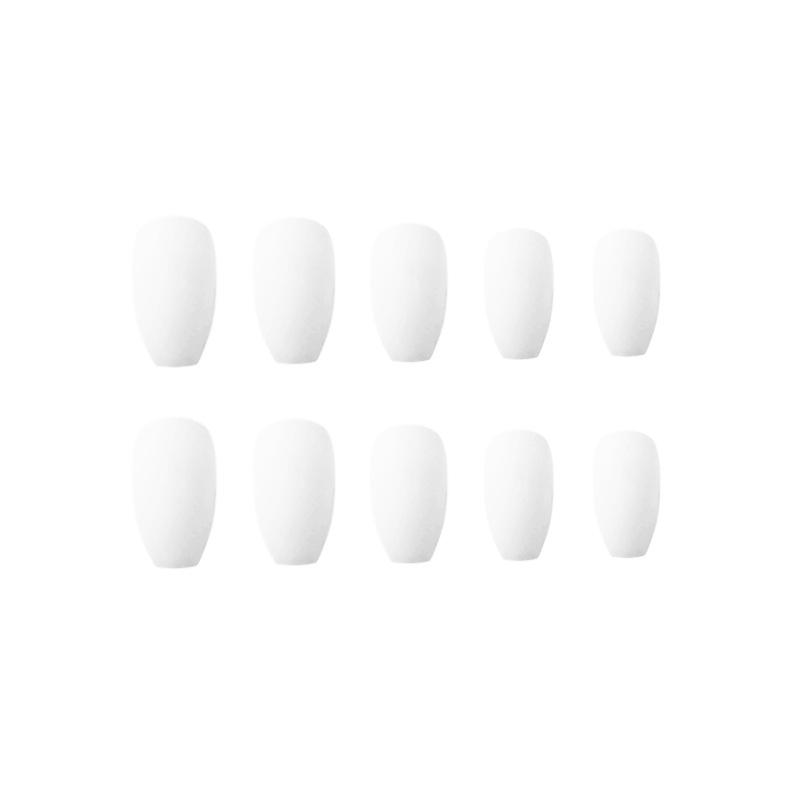 24Pcs/Set Unhas Postiças Moda Adesivo de Unhas Nail Art Press On Unhas À Prova D'Água Presente Grátis 24Pcs Cola de Geléia