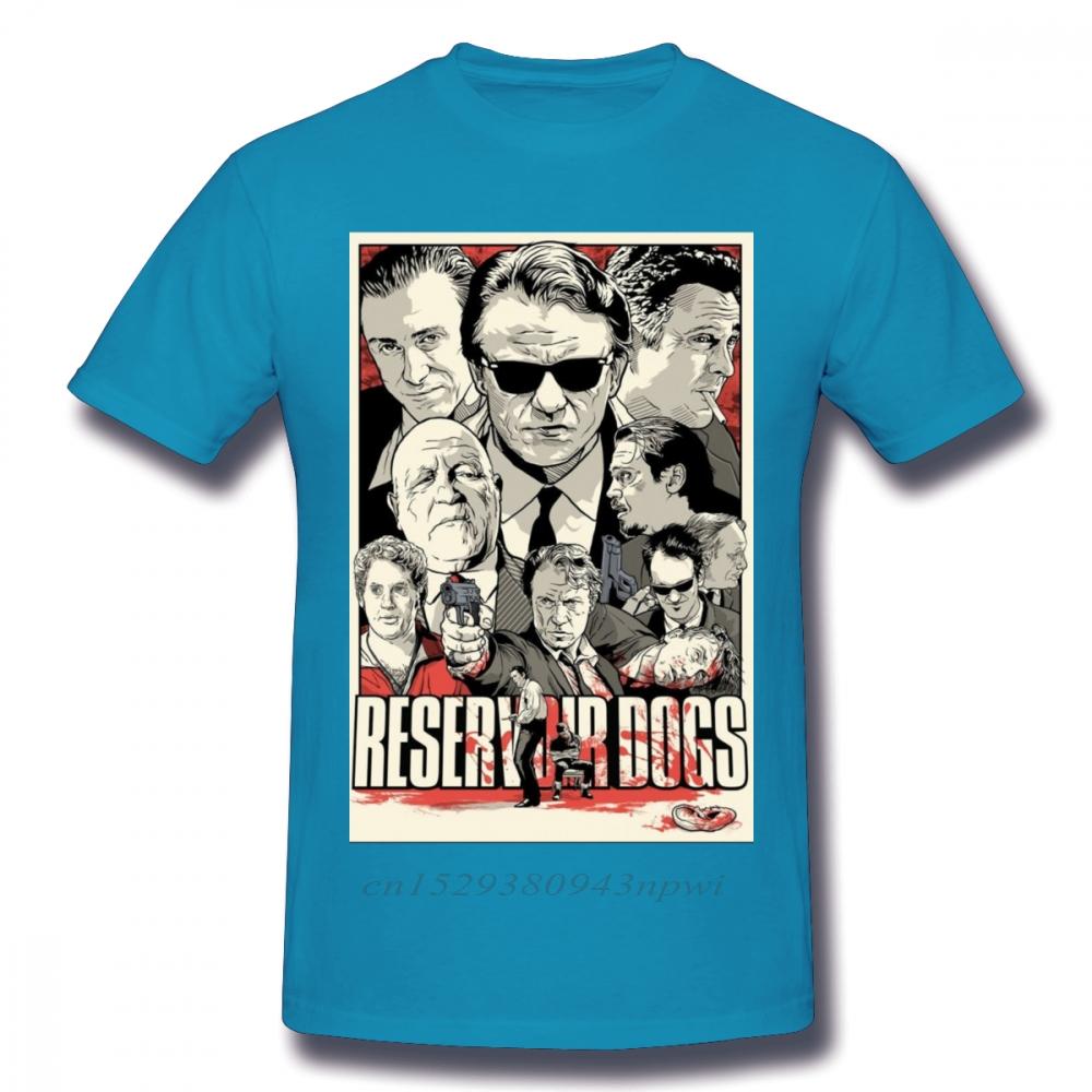Fashion Street Guys Tops  Tees Swag 100 Cotton Camiseta Shirt Movie Reservoir Dogs T Shirt Unisex Round Neck XS3XL T Shirt