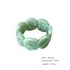 1Pcs Personality Party Jewelry Irregular Round Splicing Elastic Rope Resin Bracelets For Women Smuding Vintage Acrylic Bangles