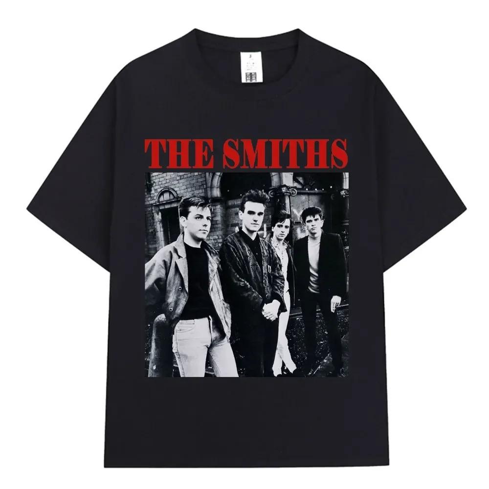 The Smiths Unisex 100 Cotton TShirt Vintage Commemorative Classic Graphic Street Style Loose  Women And Men Tshirts