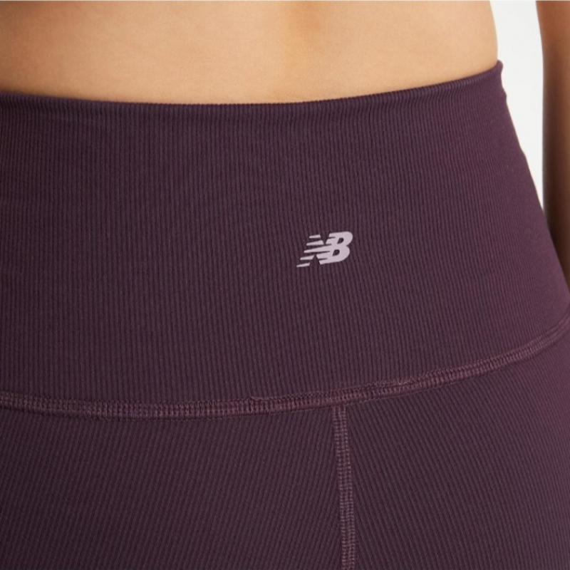 New Balance Pants Nqj Nbnse4s052 75 Women Ribbed 27 Inch Leggings  Tig