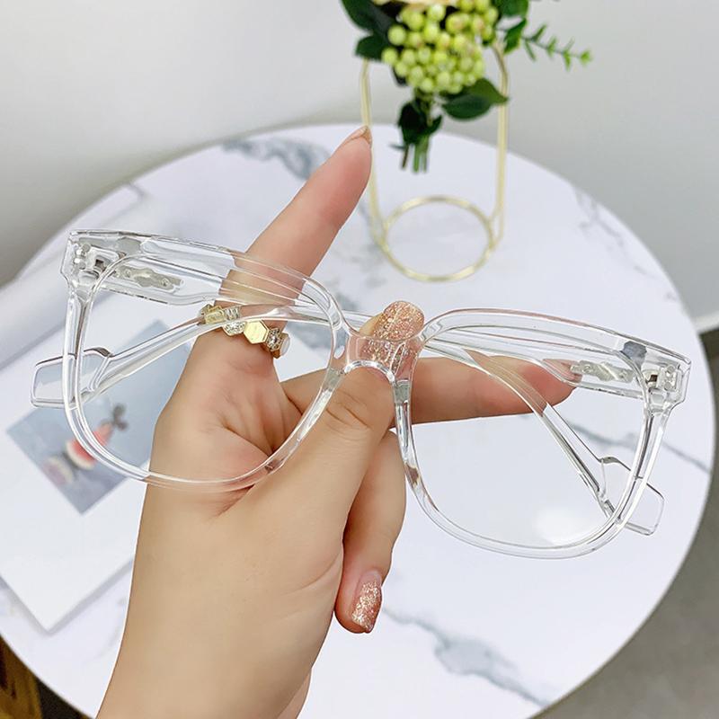 New Anti-blue Light Myopia Glasses - Trendy And Elegant Rectangular Frames For Female Influencers 202