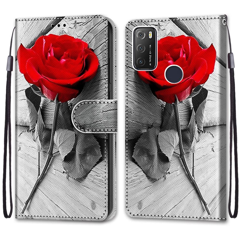 Painted Leather Flip Phone Case For Xiaomi Poco C40 M5S Redmi 9 9A 9C 9T Lion Cat Butterfly Wallet Card Holder Stand Book Cover