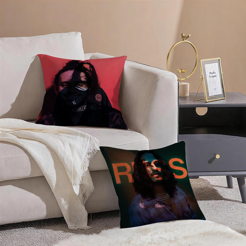 Demon Singer Rapper Rnb R-Russ Pillow Case Sofa Living Room Bedroom Headboard Backrest Cushion Square Cushion