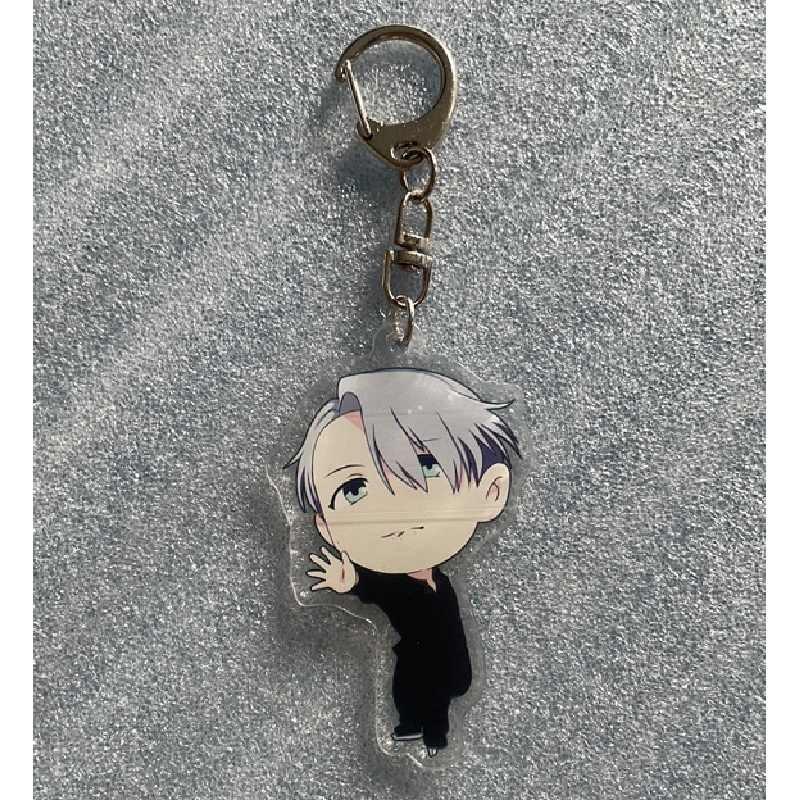 On Yur Ice Katsuki Yuri Victor Nikiforov Key Chain Backpack Decoration Pendant