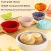 Stampo da 6 Pollici per Torta Charlotte in Silicone Cheesecake Antiaderente Tondo Stampo in Silicone per Cottura Stampini per Torta per Torta di Fragole Crostata Torta